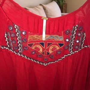 Free People bohemian top!